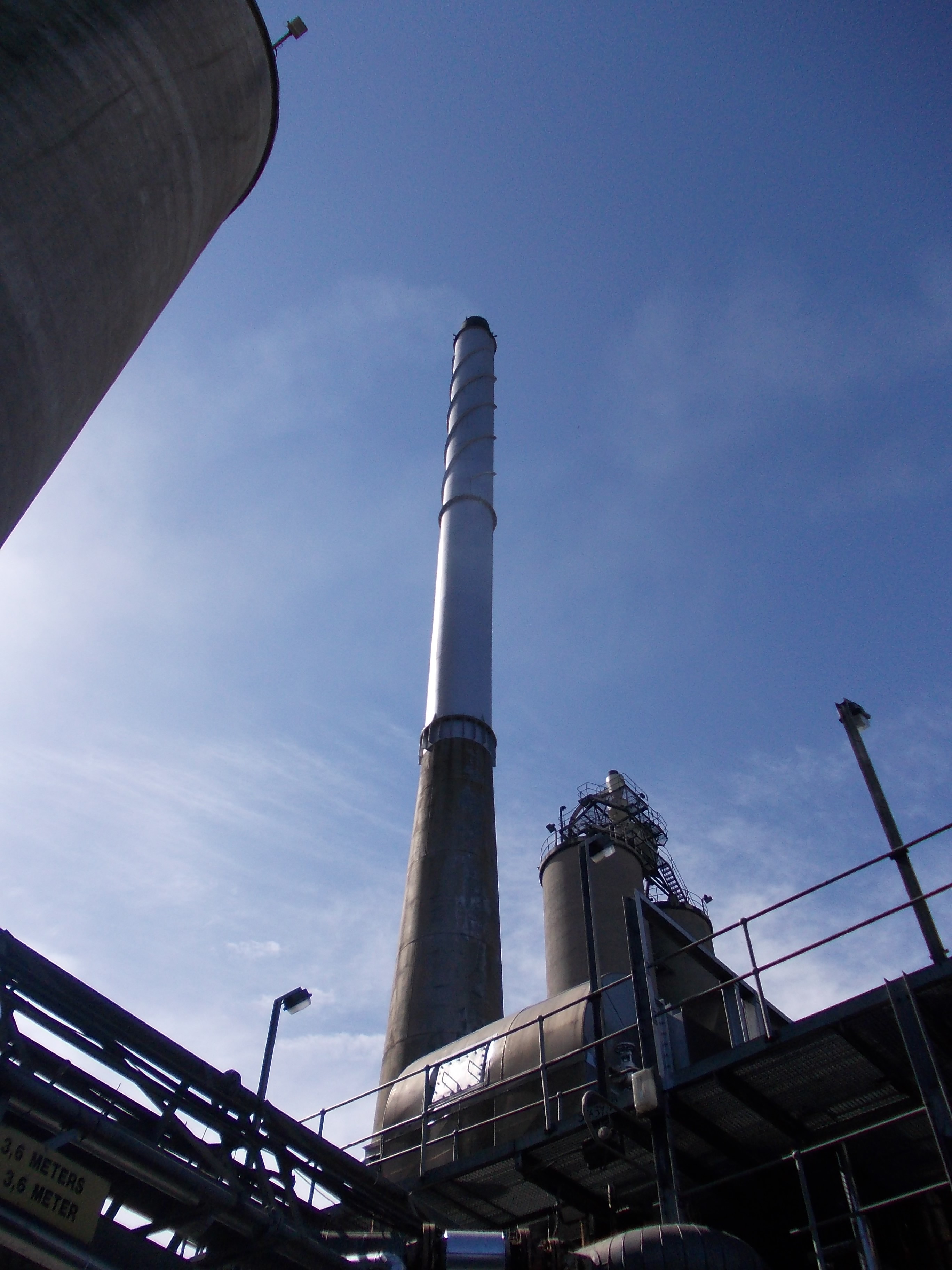 New smoke stack for SAB, Caledon 2